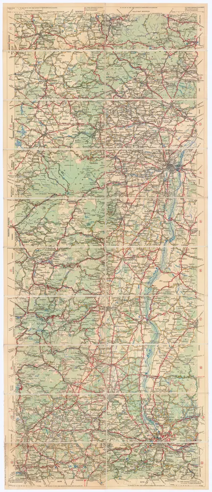 Carte Michelin de la France en 48 feuilles