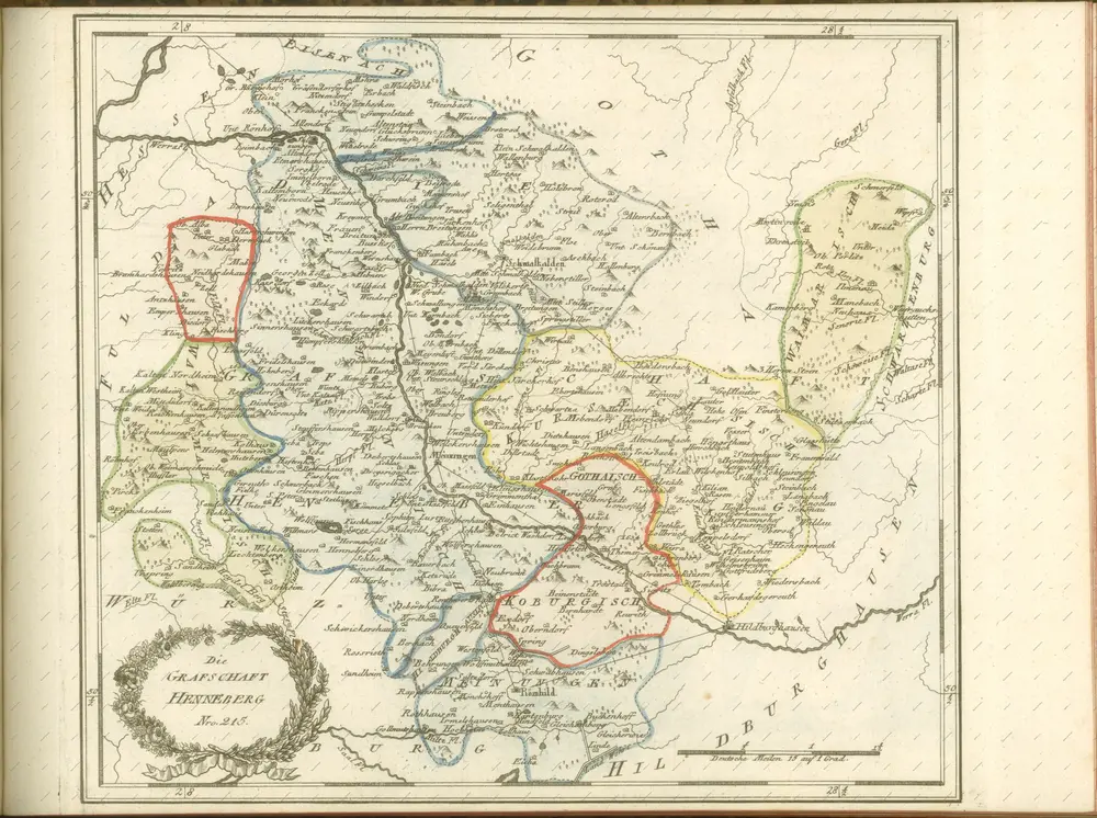 mapa z atlasu "Schauplatz der fünf Theile der Welt :"