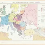 Carte ethnographique de l ́Europe