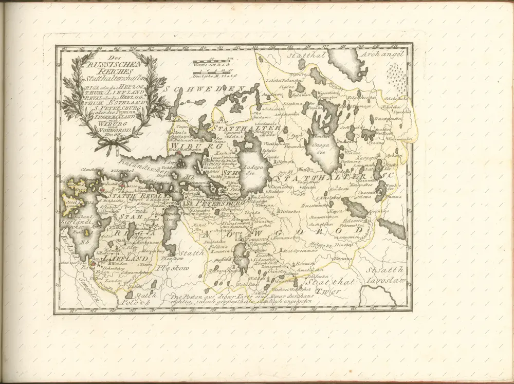 mapa z atlasu "Schauplatz der fünf Theile der Welt :"