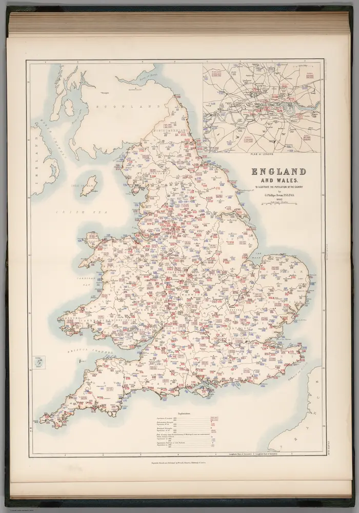 England and Wales to Illustrate the Population of the Country.