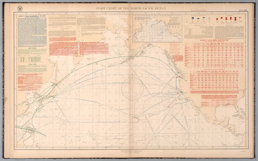 Pilot chart of the North Pacific Ocean : May, 1898.