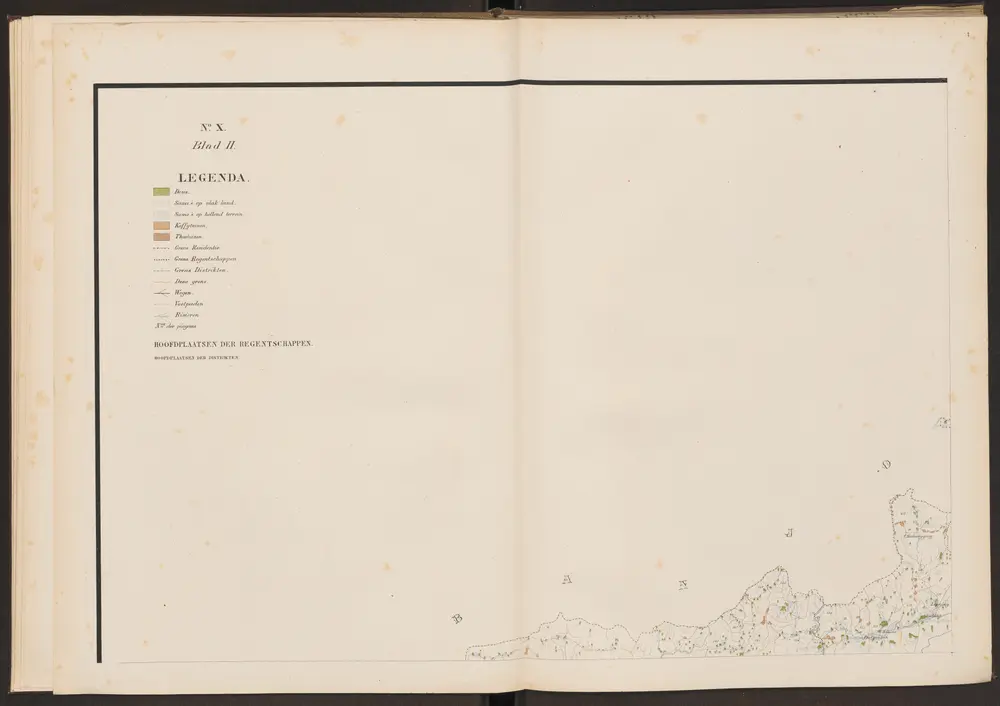 No. X Blad II. [Gemeente kaart 1 January 1870]