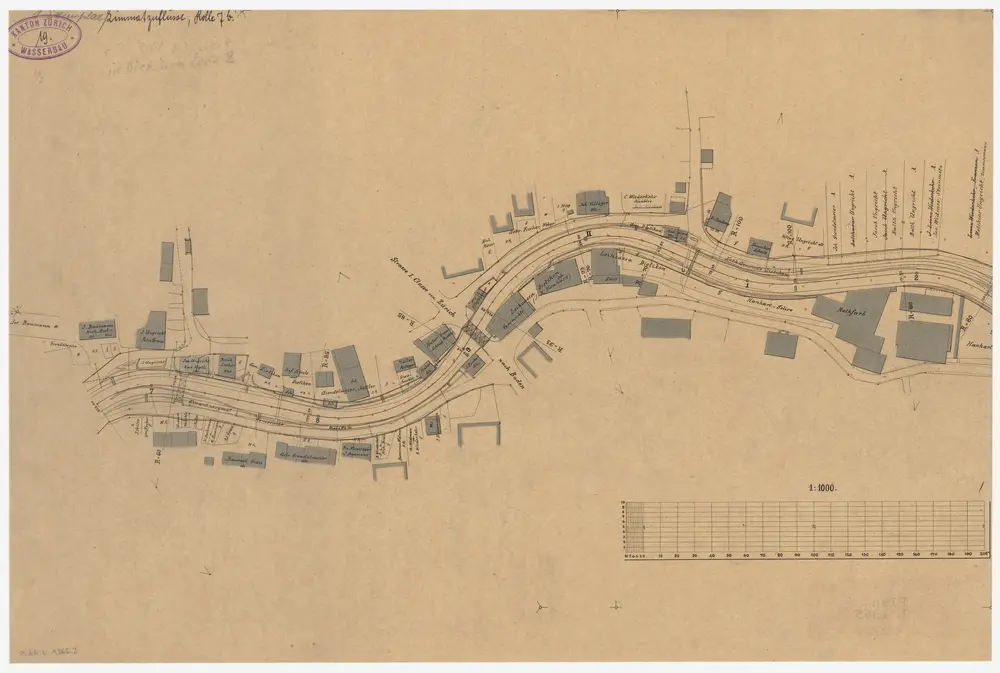 Dietikon: Reppisch von Oberdorf bis zur Eisenbahnbrücke: Situationsplan (Blatt 2)