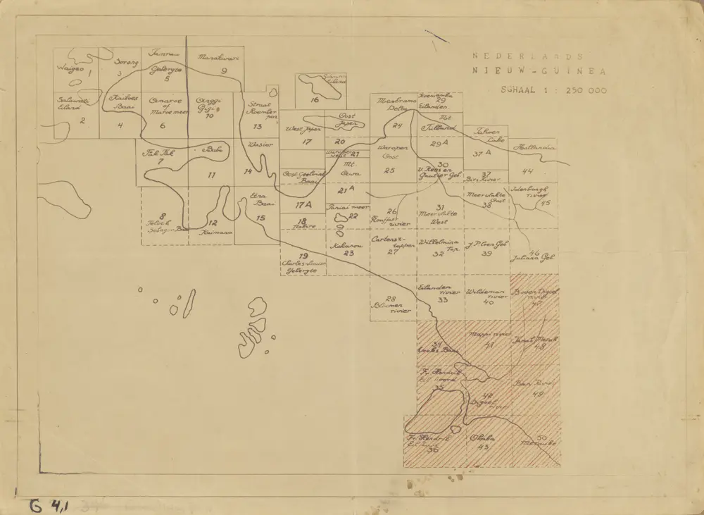 Nederlands Nieuw-Guinea / [Netherlands Topographic Service]