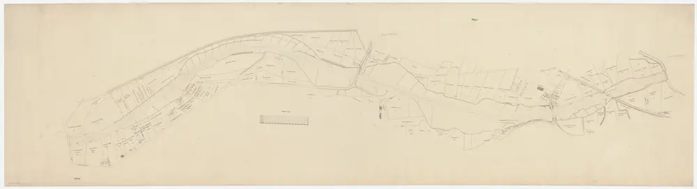 Wila, Turbenthal: Von der hölzernen Brücke in Tablat bis zur gedeckten Brücke unterhalb Wila, Tösskorrektion; Situationsplan (Töss-Gebiet Nr. 41 i)