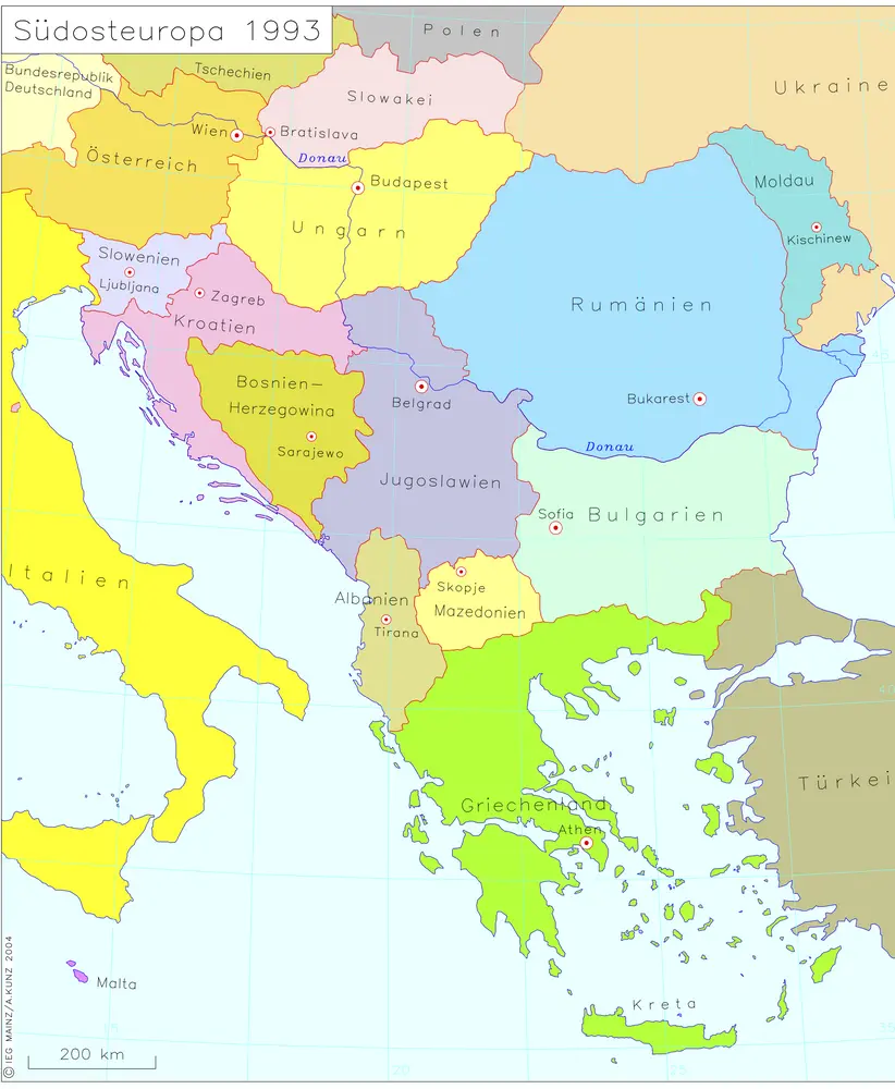 Südosteuropa 1993