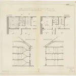 Elgg: Pfarrhaus, neues Bad und WC; Grundrisse des 1. und 2. Stock und Querschnitte (Nr. 2)