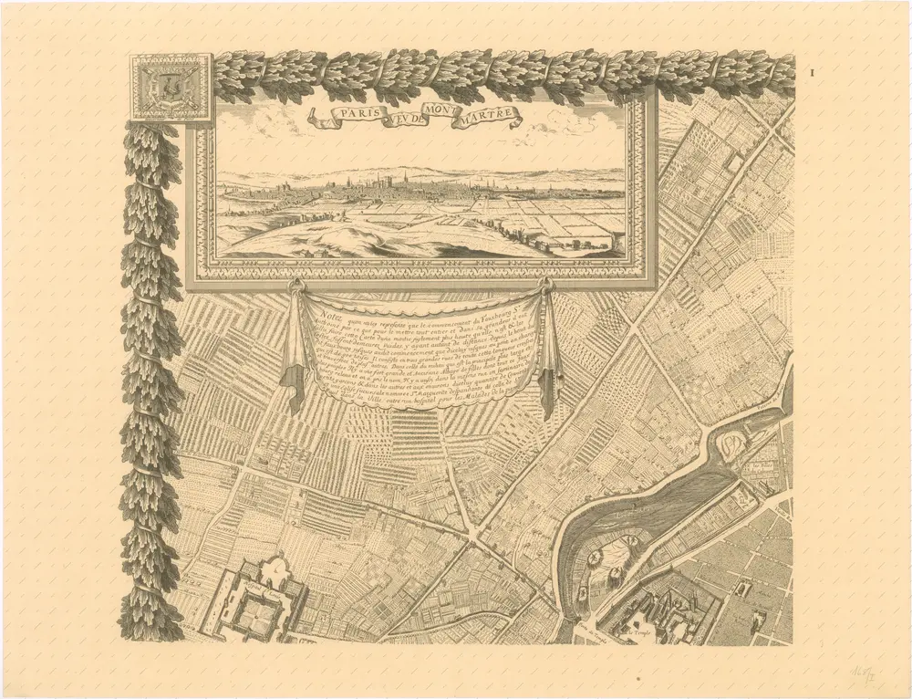 Plan Monumental de Paris au XVII siécle I.