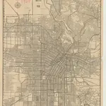 Map of the city of Los Angeles.