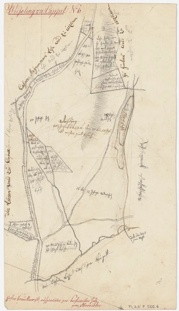 Kappel am Albis, Hausen am Albis: Staatswaldungen: Kappel am Albis: Wislig (Weissling); Grundriss (Nr. 5)