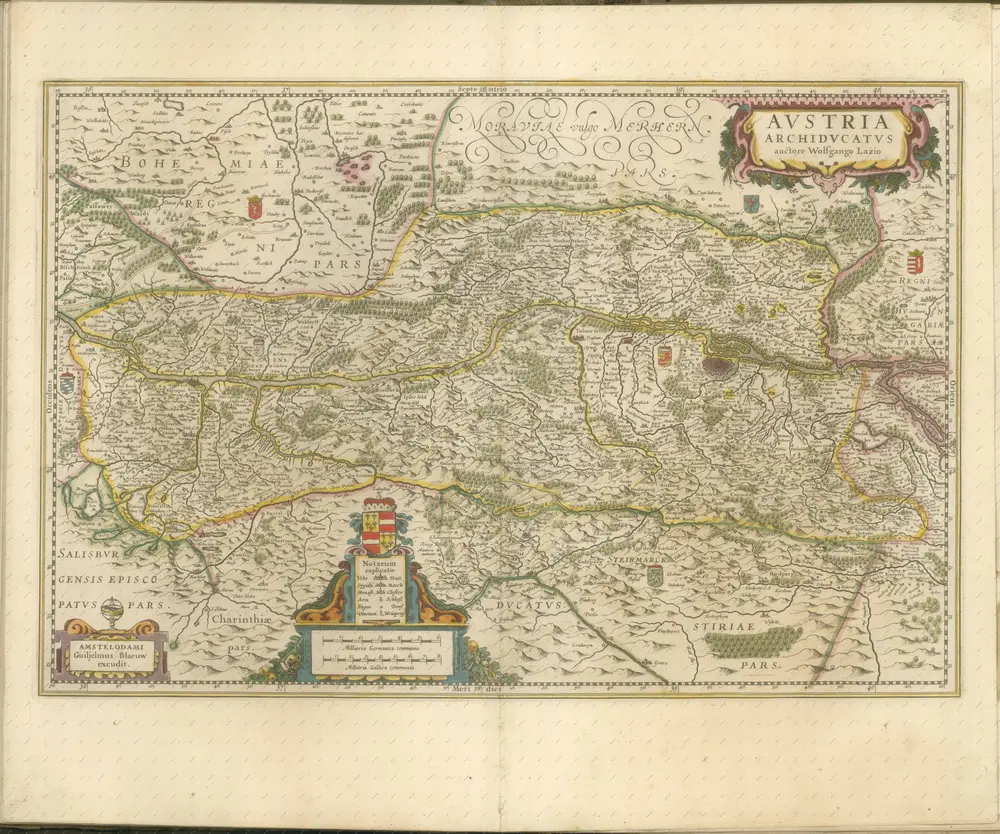 mapa z atlasu "Theatrvm orbis terrarvm, Sive Atlas novvs."