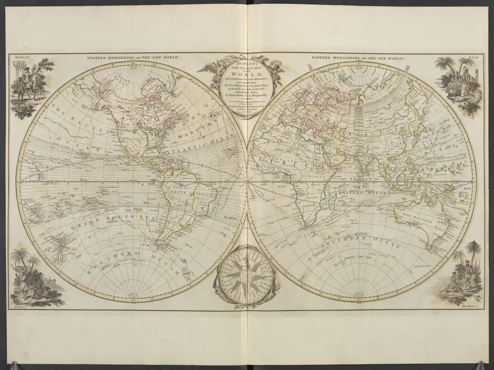 Bowles's Universal Atlas, being a general Collection of the most accurate Maps of all the known Countries in the World, by J. Palairet.