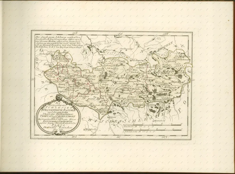 mapa z atlasu "Schauplatz der fünf Theile der Welt :"