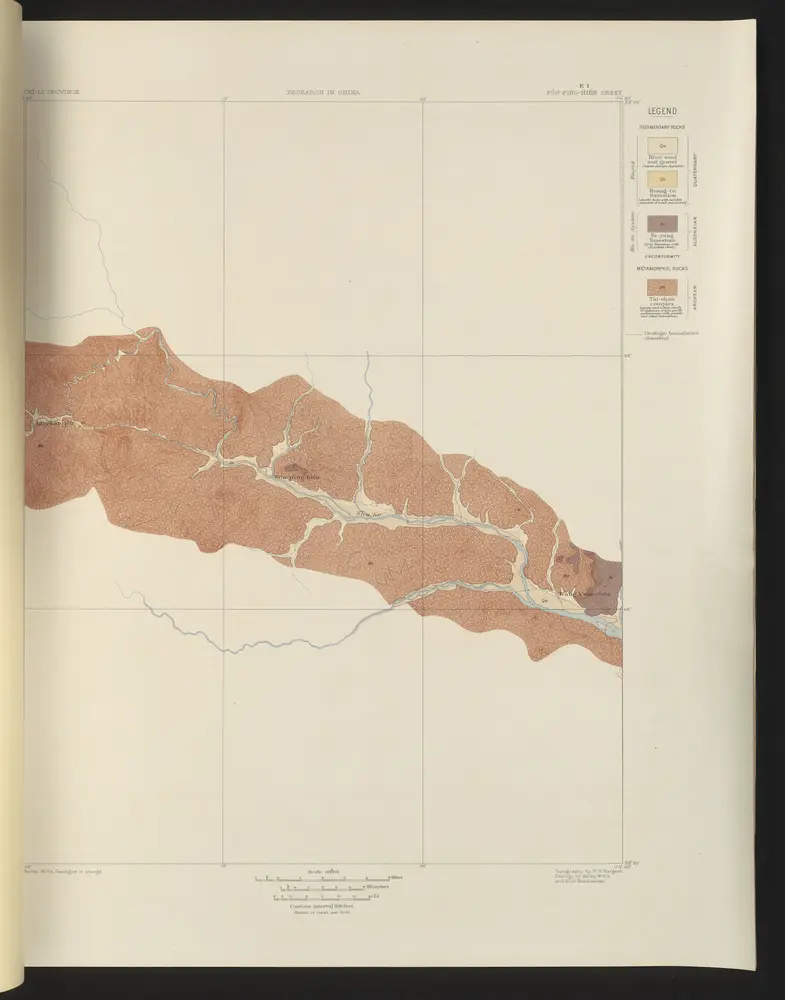 Research in China 1903-1904 : Geographical and geological maps