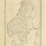 Norge 238: Konturkart over Norge og Sverige