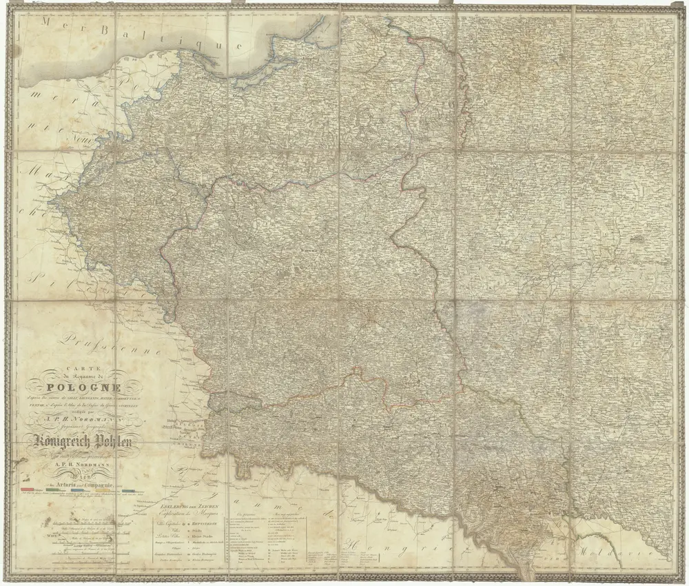 Carte du Royaume de Pologne