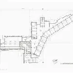 Kantonsschule Rämibühl: Ansichten, Grundrisse und Schnitte: Gymnasien: 2. Untergeschoss; Grundriss