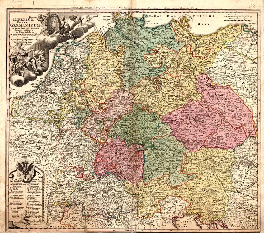 Imperium Romano-Germanicum in suos circulos divisum ...