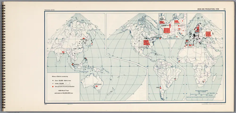 Iron Ore Production, 1938,  13.