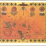 Map of the territory of Crazy Horse and the Thunder Cult Society 1841 - 1877