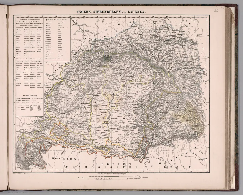 Ungern, Siebenbuergen und Galizien.