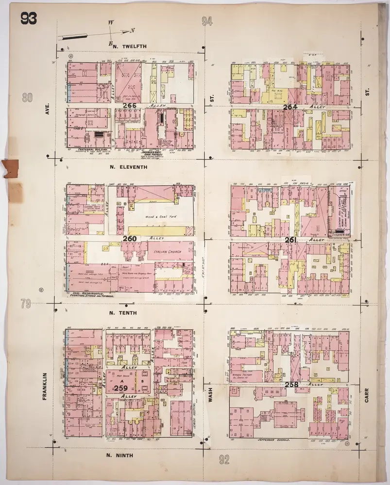 A. Whipple & Co.'s insurance map of St. Louis, Mo