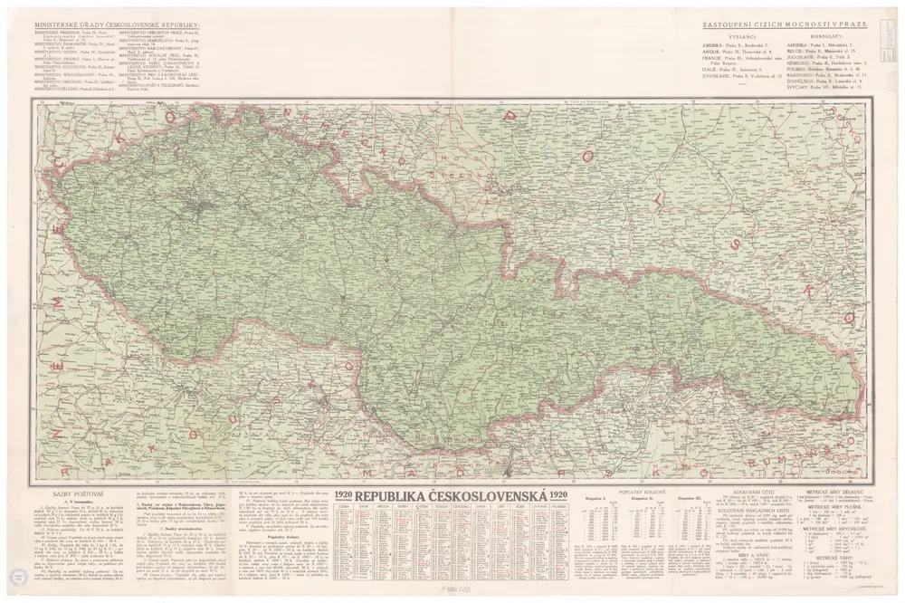 Republika československá 1920