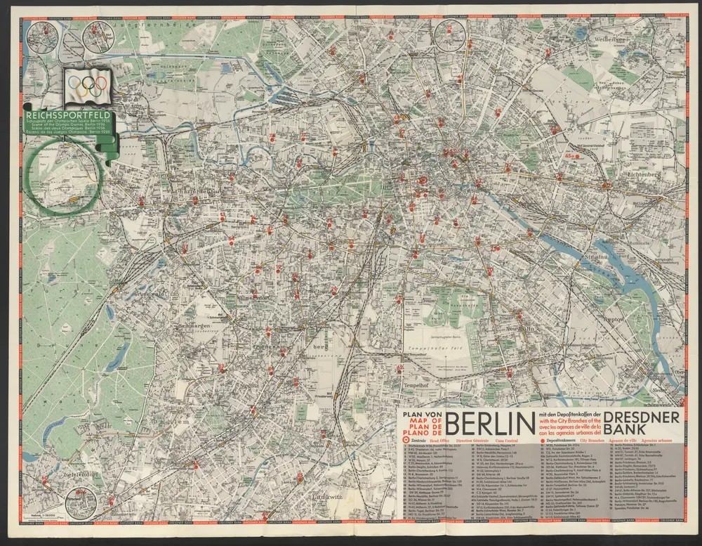 Plan von Berlin