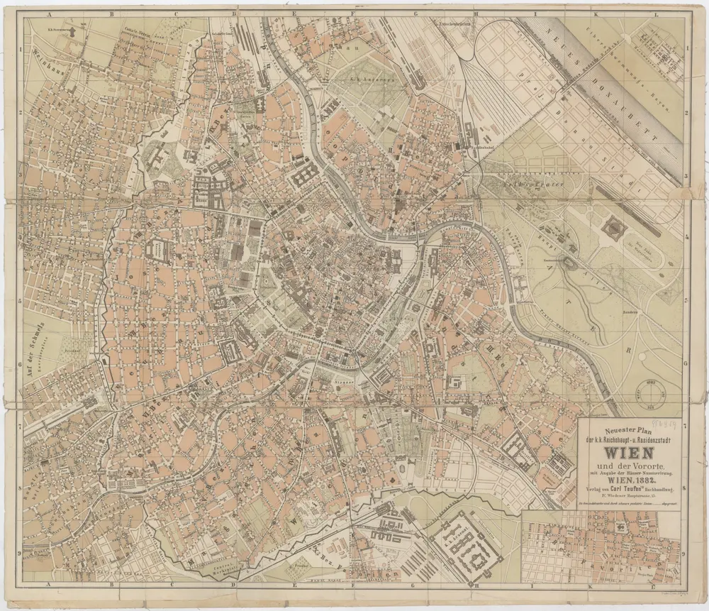 Neuester Plan der k. k. Reichshaupt- und Residenzstadt Wien und der Vororte