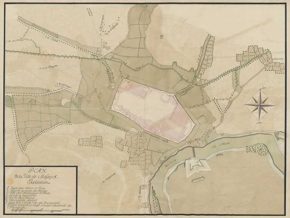 PLAN De la Ville de Masseyck.