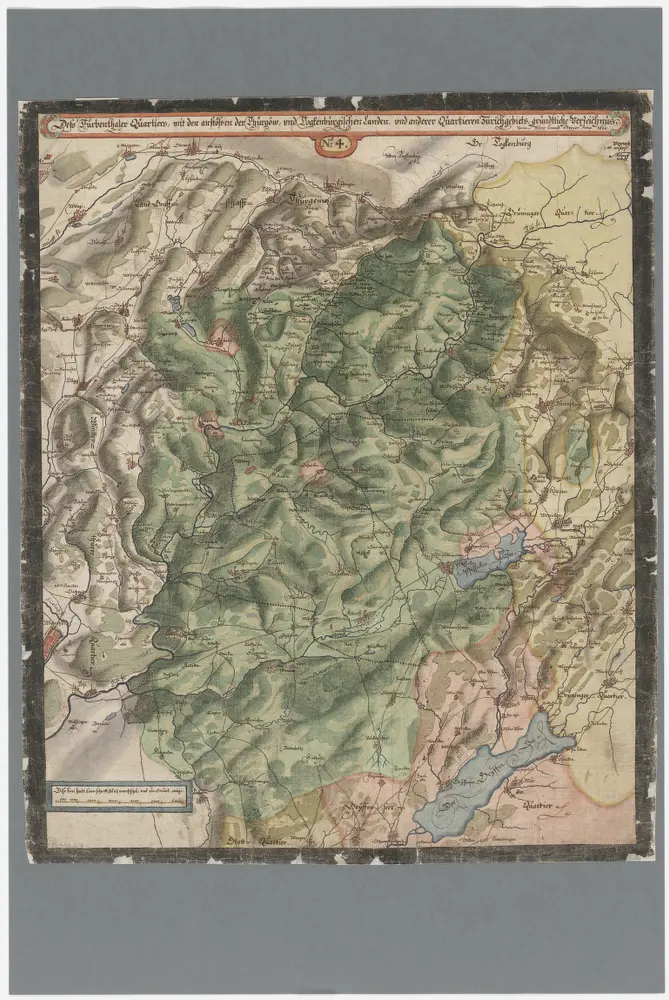 Nr. 4: Militärquartier Turbenthal; Übersichtskarte