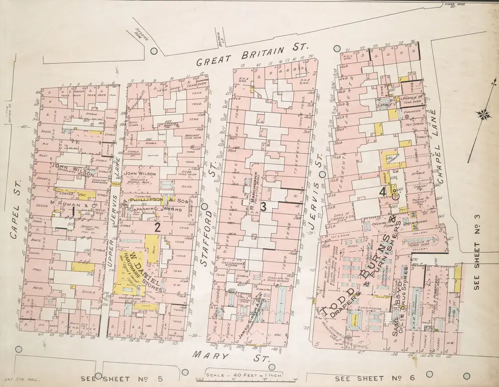 Insurance Plan of the City of Dublin Vol. 1: sheet 2-2