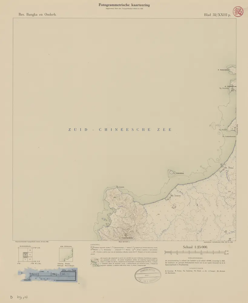 [P[oelau] Tenoeng] / opgenomen door den Topografischen Dienst in 1934