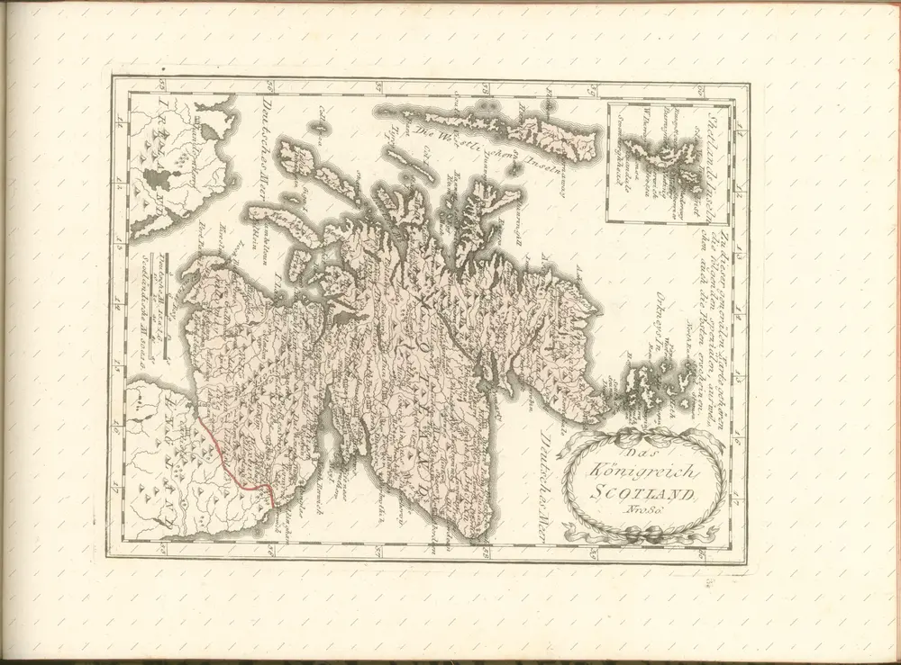 mapa z atlasu "Schauplatz der fünf Theile der Welt :"