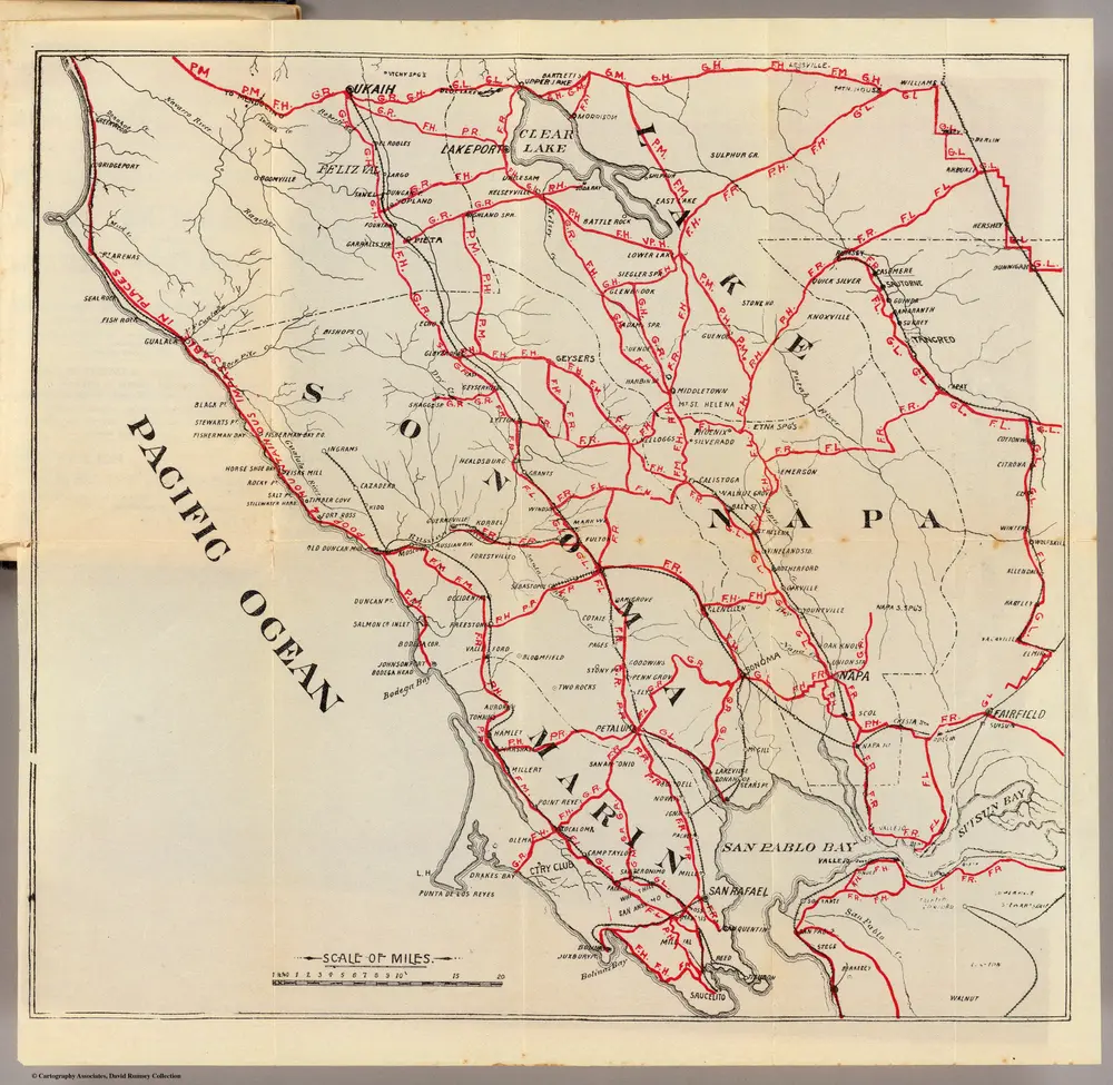 Sonoma, Marin, Lake, and Napa Counties.