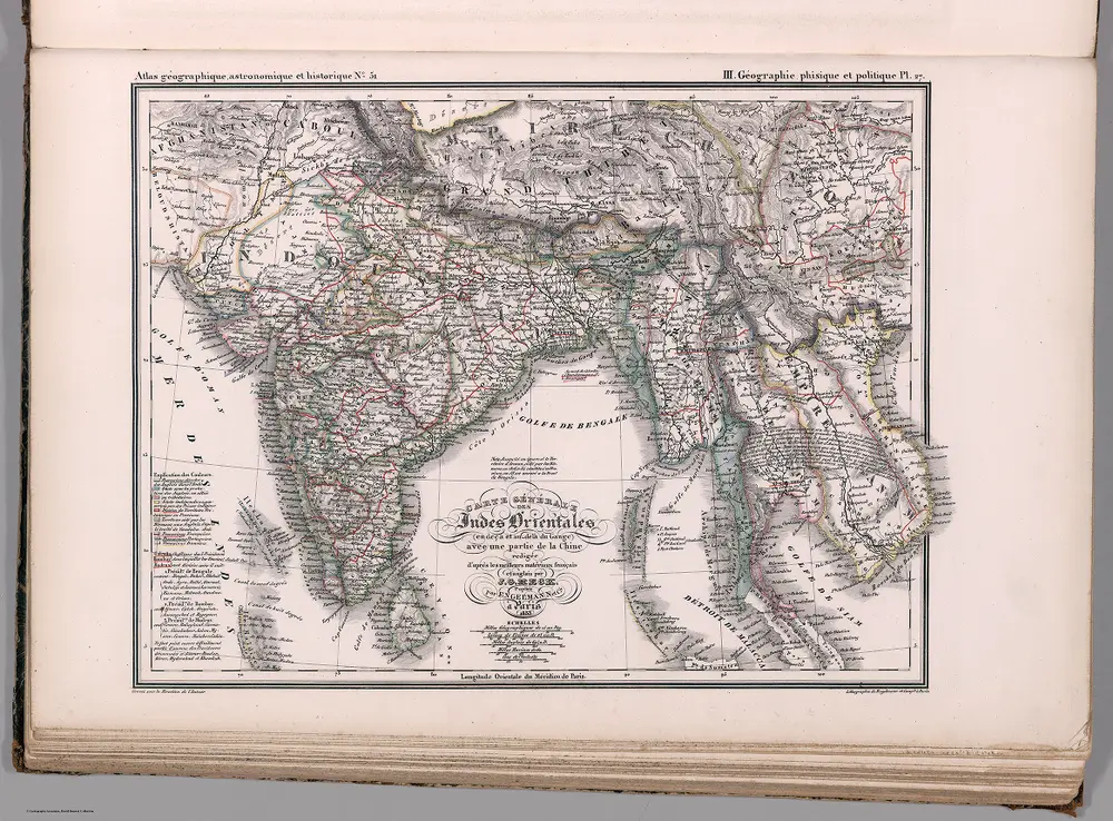 51.  Carte Generale des Indes Orientales ... avec une parte de la Chine.