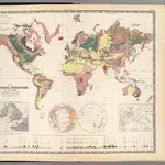 Geological structure of globe.