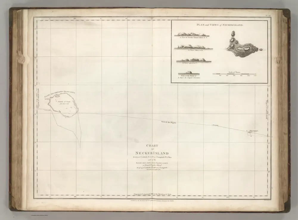 Chart of Necker Island.