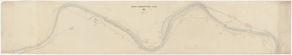 Turbenthal, Wildberg, Zell: Von der Brücke bei Friedthal bis unterhalb Rikon, Tösskorektion; Situationsplan (Töss-Gebiet Nr. 27 a)