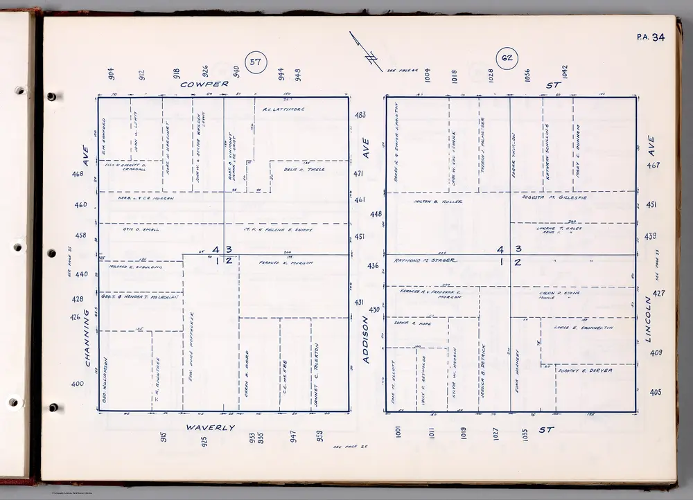 P.A. 34: New block book of Palo Alto and vicinity