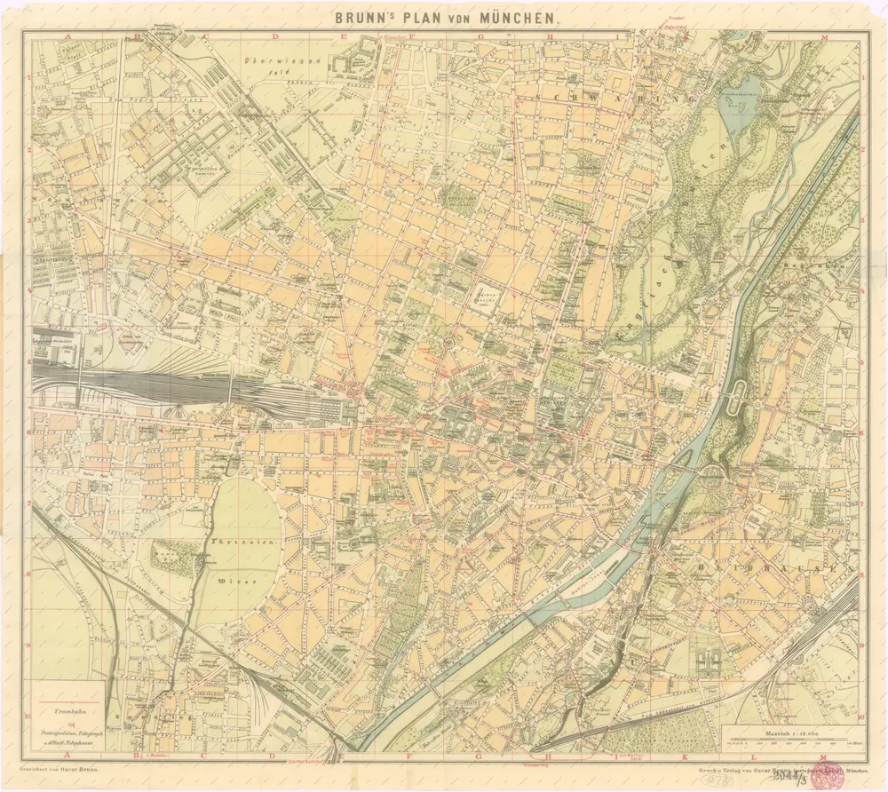 Brunn's Plan von München