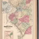 Town of Cortlandt, Westchester County, New York.  (insets) Cortlandtville.  Crugers Sta., Boscobel P.O.