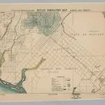 Santa Ana.  Detail Irrigation Map.