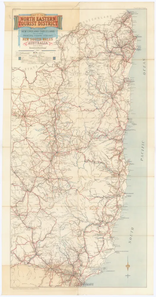 Map of the north eastern tourist district