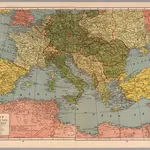 Invasion Study map of Southern Europe and Mediterranean