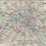 Nouveau plan de Paris avec toutes les lignes de metro et RER