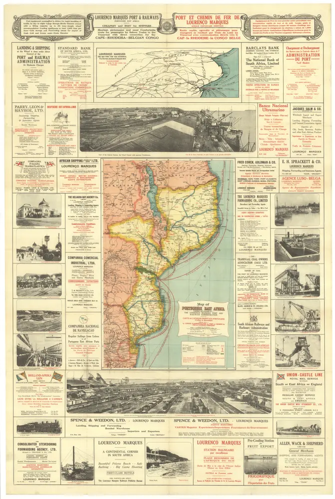 Map of Portuguese East Africa