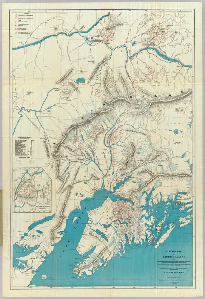 Sleem's Map Of Central Alaska.