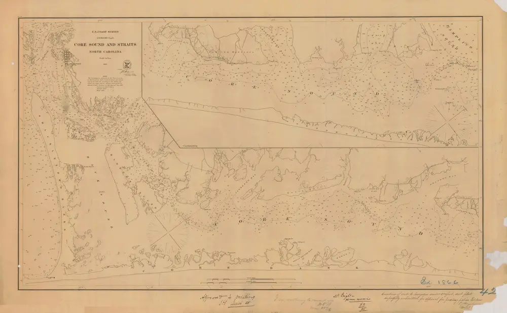 Us Coast Survey Core Sound and Straits